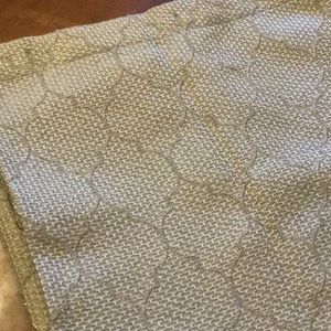 Jean Pierre gray shower curtain very gently used